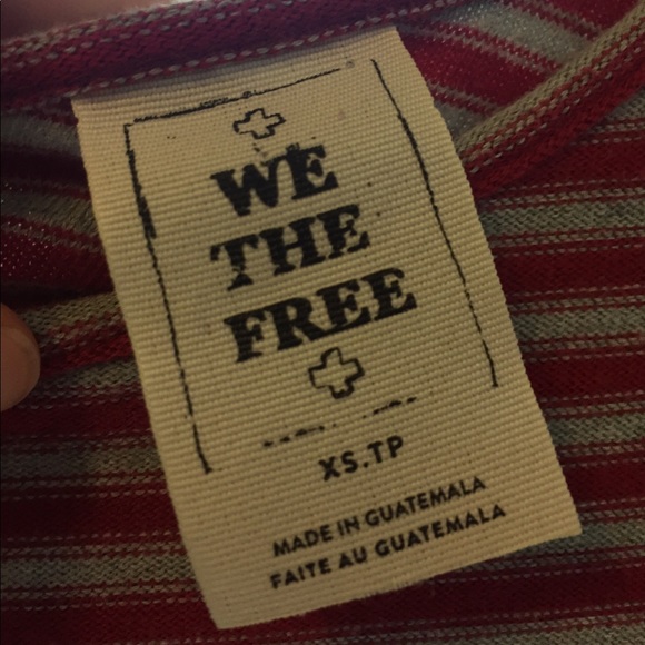 Red and gray striped dress. - Picture 3 of 4